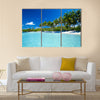 beautiful view and tropical beach Multi panel canvas wall art