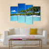 beautiful view and tropical beach Multi panel canvas wall art