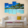 beautiful view and tropical beach Multi panel canvas wall art