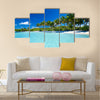 beautiful view and tropical beach Multi panel canvas wall art