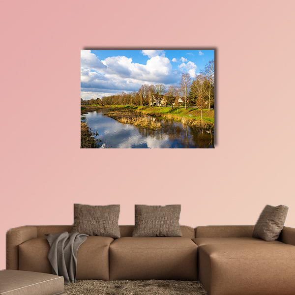 The Leine River in Gottingen, Germany, Lower Saxony wall art