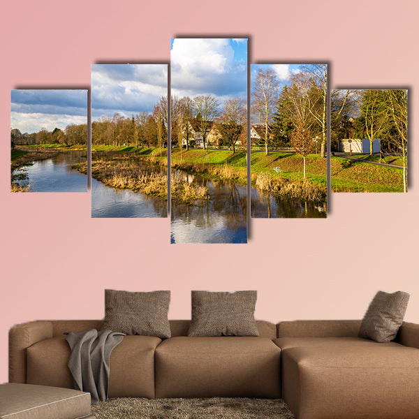 The Leine River in Gottingen, Germany, Lower Saxony wall art