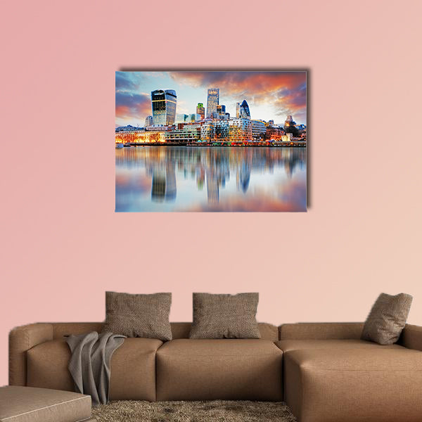 London skyline Multi panel canvas wall art