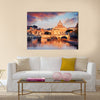 Vatican city with St. Peter Multi panel canvas wall art