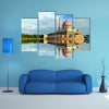 Putra Mosque, Putrajaya at evening during hot day moment multi panel canvas wall art