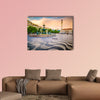 Lisbon, Portugal cityscape at Rossio Square multi panel canvas wall art