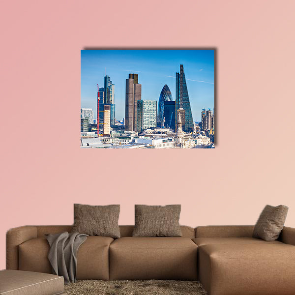 Beautiful London skyline multi panel canvas wall art