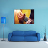 Man playing an acoustic guitar Multi panel Canvas Wall Art