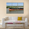 Unloaded oil tanker departures from Lagos, Nigeria, Africa Multi panel canvas wall art