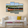 Unloaded oil tanker departures from Lagos, Nigeria, Africa Multi panel canvas wall art