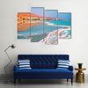 Dead Sea salt shore Ein Bokek Israel Multi panel canvas wall art