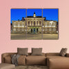 Evening view of the Tampere City Hall, Finland multi panel canvas wall art