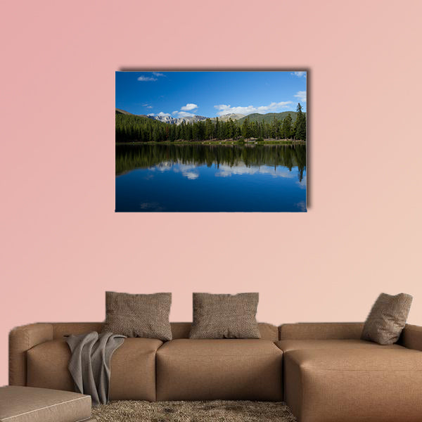 Echo Lake Mountain Scenic multi panel canvas wall art