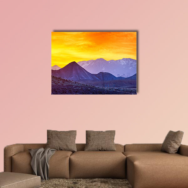 Sunrise over Colorado Rocky Mountains multi panel canvas wall art