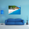 Gjipe beach with rocks and river in Albania Multi panel canvas wall art