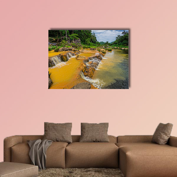  Surroundings and landmarks of Yang Bay waterfall in Vietnam wall art
