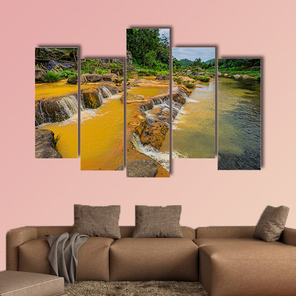  Surroundings and landmarks of Yang Bay waterfall in Vietnam wall art