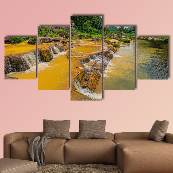  Surroundings and landmarks of Yang Bay waterfall in Vietnam wall art