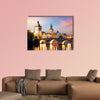 The Charles Bridge, Czech Republic multi panel canvas wall art