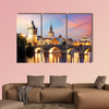 The Charles Bridge, Czech Republic multi panel canvas wall art