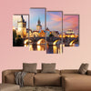 The Charles Bridge, Czech Republic multi panel canvas wall art