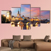 The Charles Bridge, Czech Republic multi panel canvas wall art