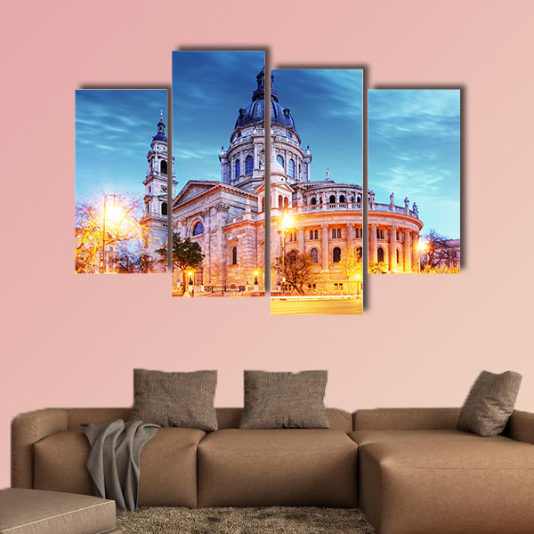 St. Stephen basilica in Budapest multi panel canvas wall art