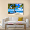 Caribbean beach on Saona island, Dominican Republic Multi Panel Canvas Wall Art