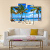 Caribbean beach on Saona island, Dominican Republic Multi Panel Canvas Wall Art