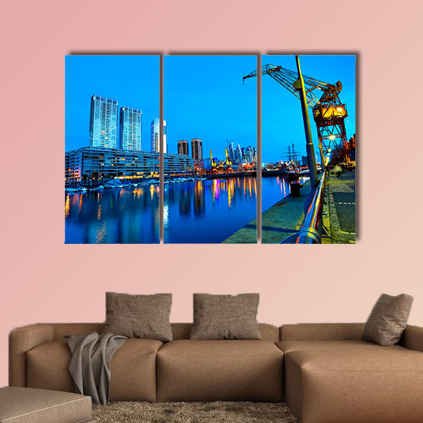 The famous neighborhood of Puerto Madero in Buenos Aires, wall art