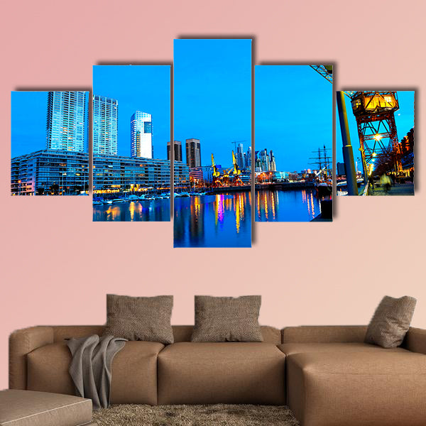 The famous neighborhood of Puerto Madero in Buenos Aires, wall art