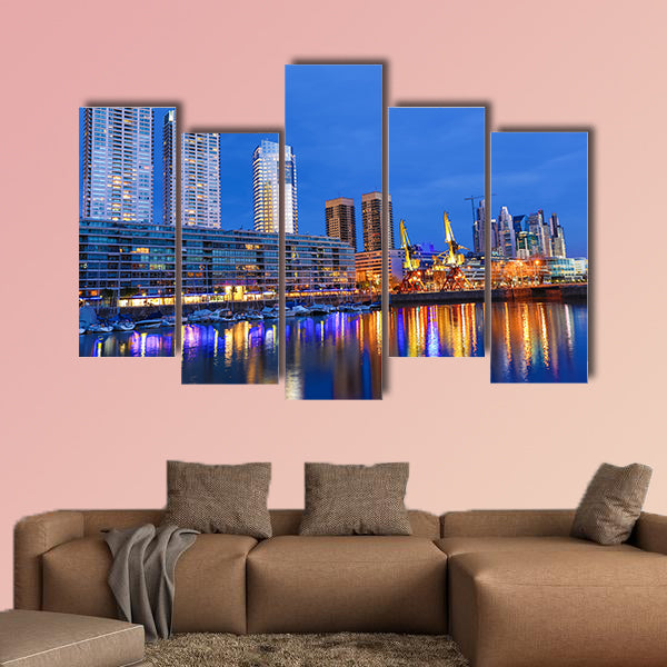 The famous neighborhood of Puerto Madero in Buenos Aires, wall art