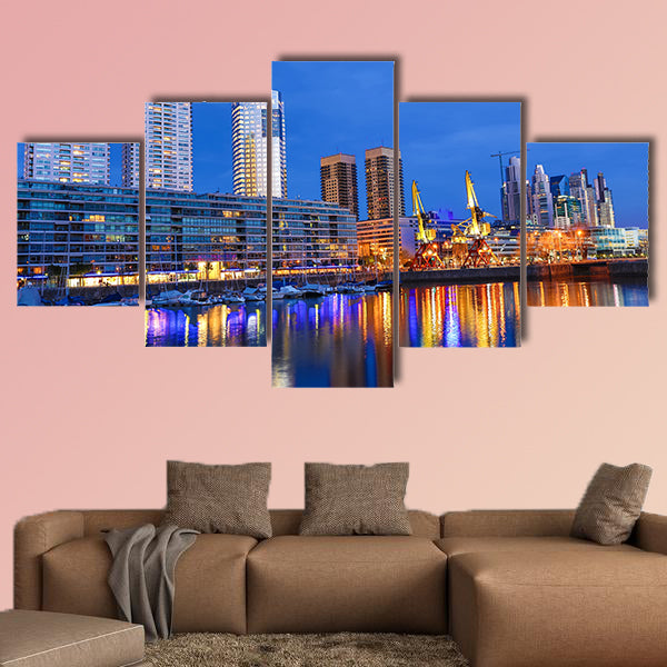 The famous neighborhood of Puerto Madero in Buenos Aires, wall art
