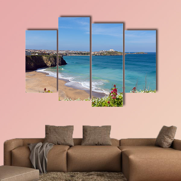 Tolcarne beach Newquay North Cornwall UK by Narrowcliffe wall art