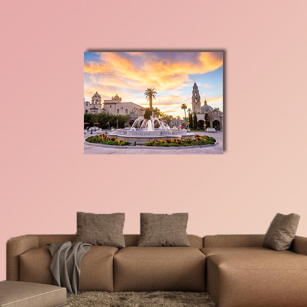 San Diego's Balboa Park at twilight in San Diego California wall art