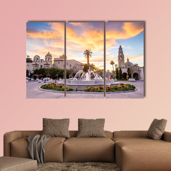 San Diego's Balboa Park at twilight in San Diego California wall art