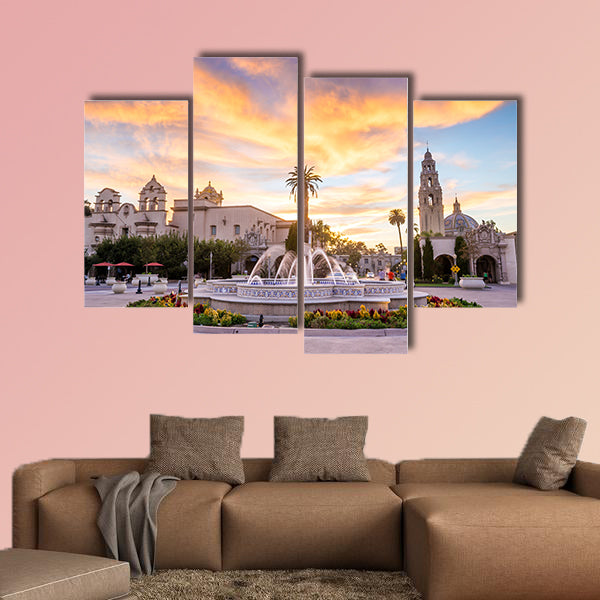 San Diego's Balboa Park at twilight in San Diego California wall art