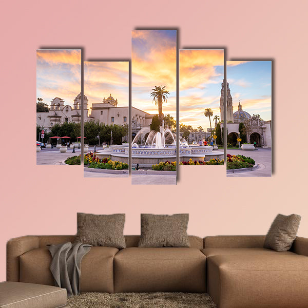 San Diego's Balboa Park at twilight in San Diego California wall art