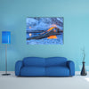 Bridge In Lofoten Islands Multi Panel Canvas Wall Art