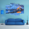 Bridge In Lofoten Islands Multi Panel Canvas Wall Art