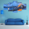 Bridge In Lofoten Islands Multi Panel Canvas Wall Art