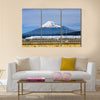 A Shinkansen bullet train passes below Mt. Fuji in Japan, Wall Art