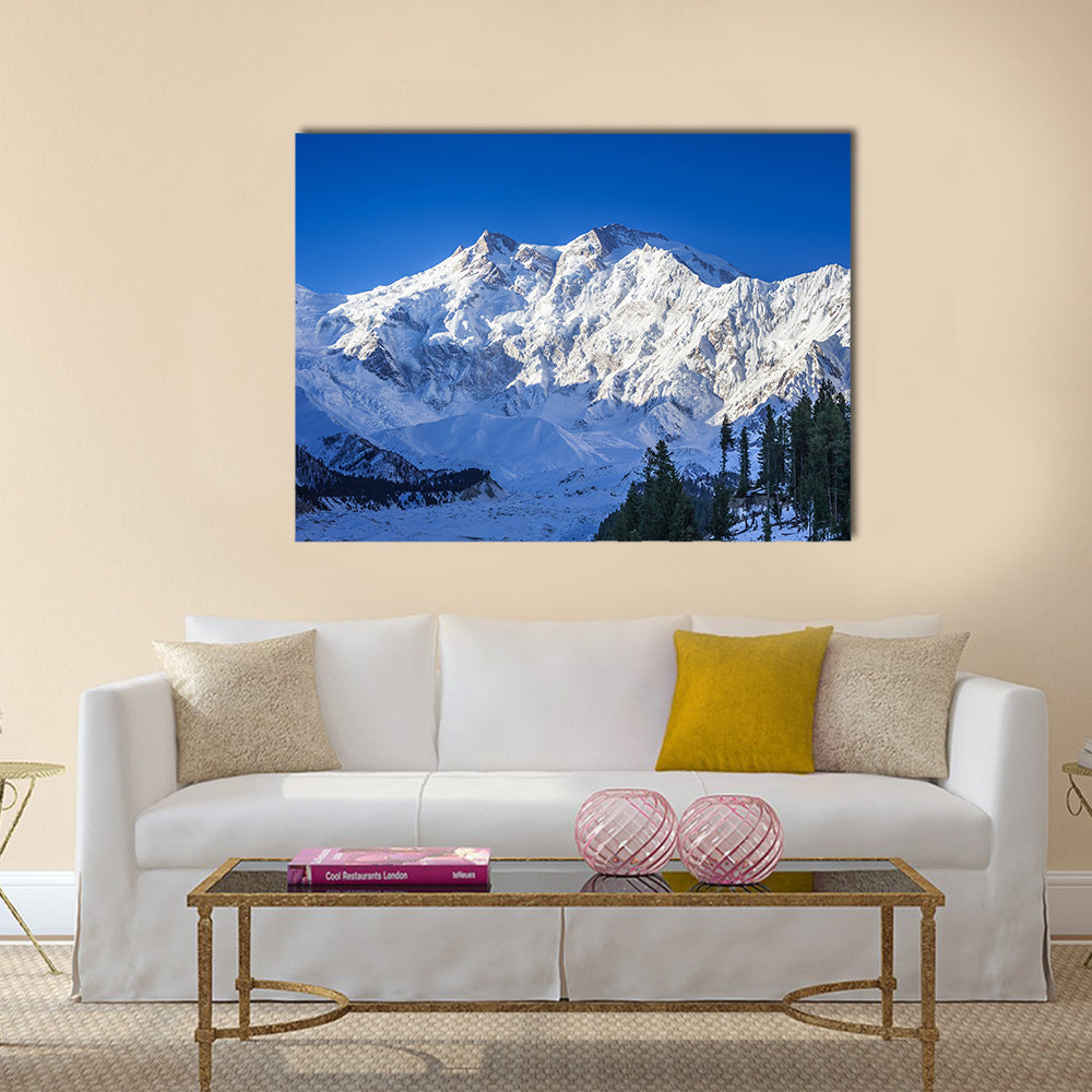 Sunrise over mountain peak Northern area of Pakistan multi panel canvas wall art