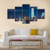 New York Statue of Liberty Freedom Tower and Empire State Building Multi panel canvas Wall art