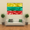 The Vector Illustration Of The Flag Of The Lithuania, Multi Panel Canvas Wall Art