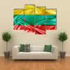 The Vector Illustration Of The Flag Of The Lithuania, Multi Panel Canvas Wall Art