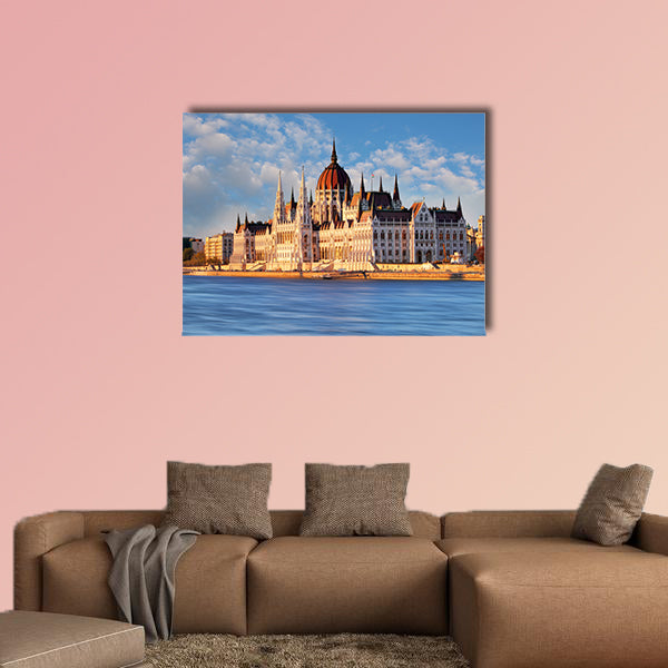 Budapest Parliament Hungary multi panel canvas wall art