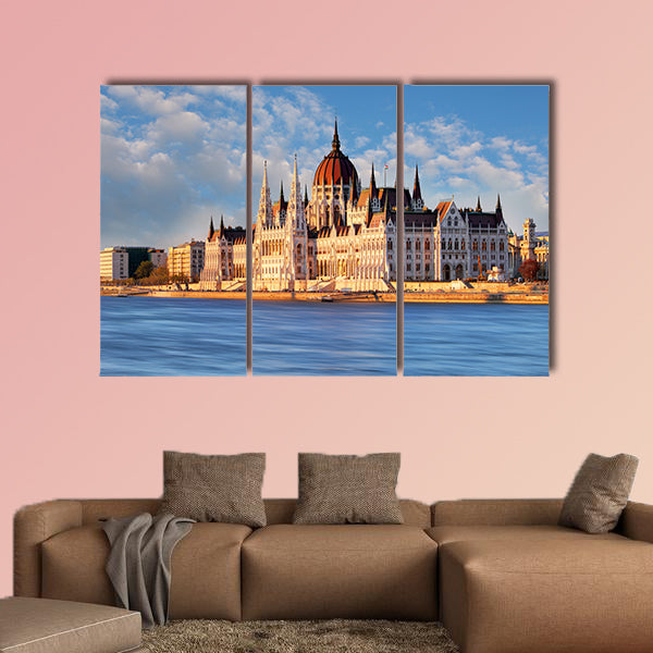 Budapest Parliament Hungary multi panel canvas wall art