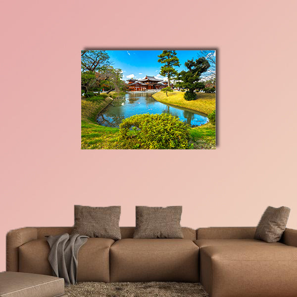 Byodo-in Temple, Kyoto, Japan multi panel canvas wall art