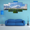 A Beautiful Mountain Valley In Pakistan, Multi Panel Canvas Wall Art